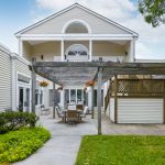 Outdoor patio with pergola