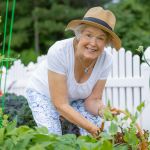 Woman gardening