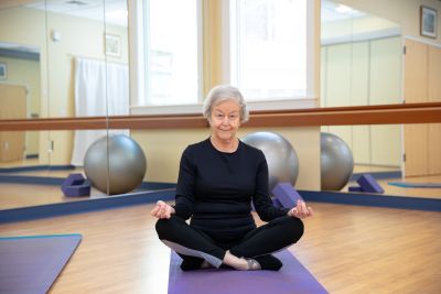 Woman doing yoga
