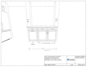 Birch Deluxe Cottage #808 Cabinet Drawings 3