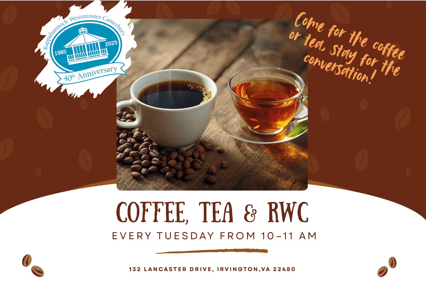 Coffee, Tea & RWC Event