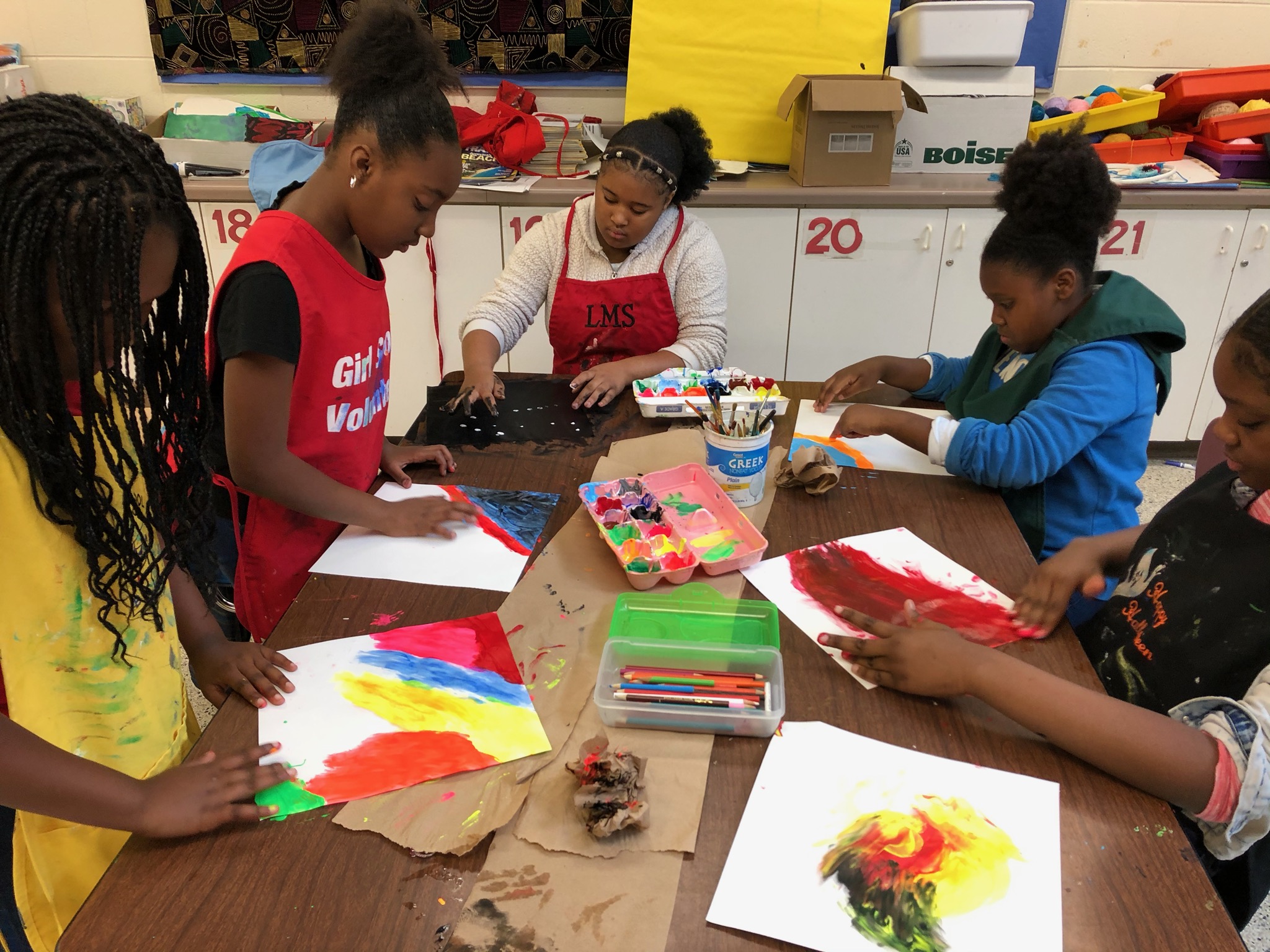 Lancaster Middle School celebrates 20 years of exhibiting in RWC’s December Show