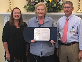 RWC’s April 2019 Employee of the Month, Brenda Clarke