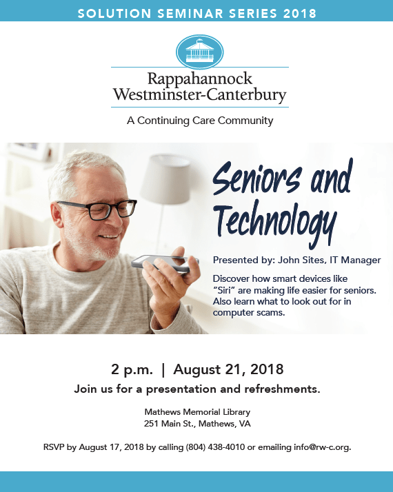 Seniors and Technology image