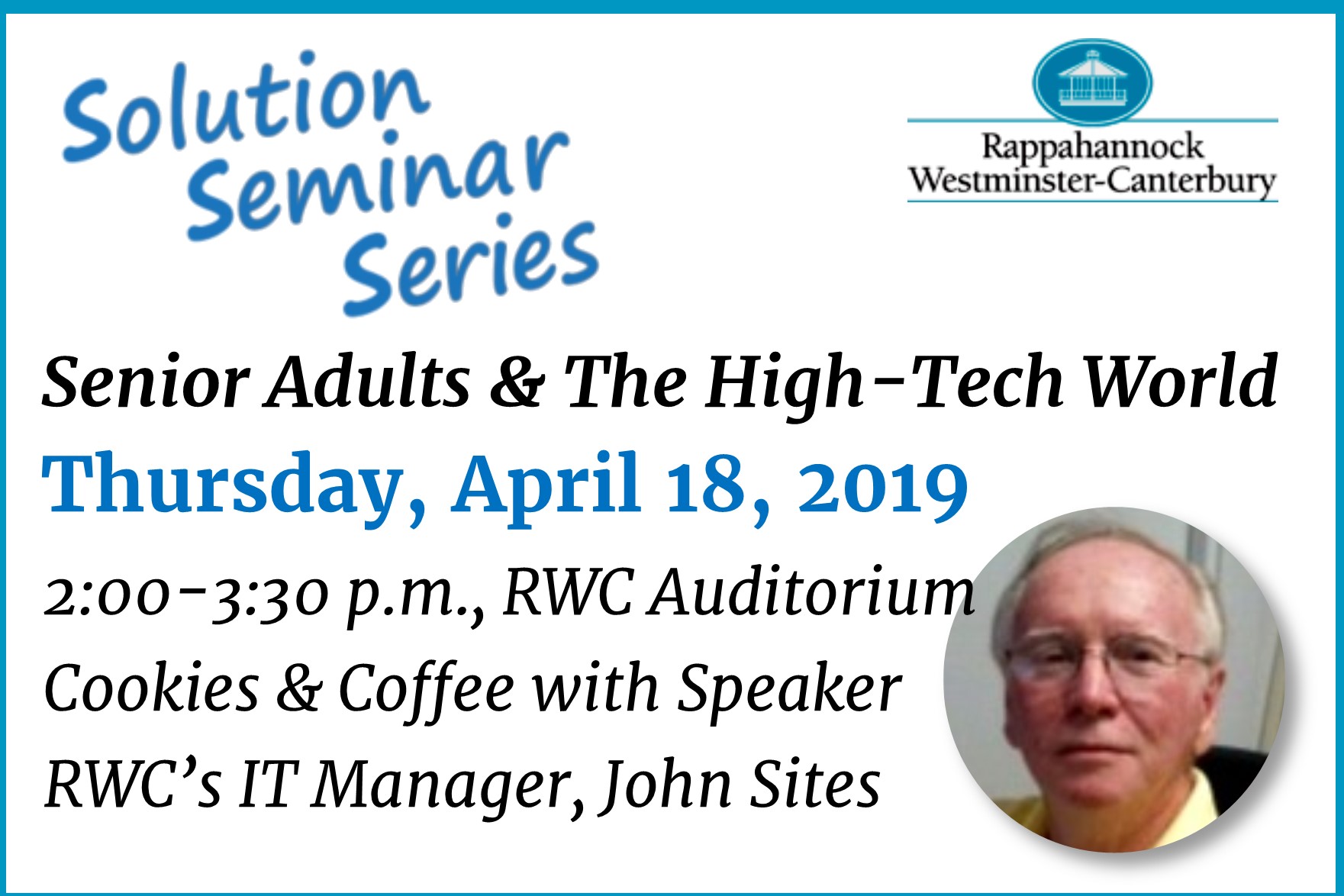 Solution Seminar, Senior Adults and the High-Tech World Today
