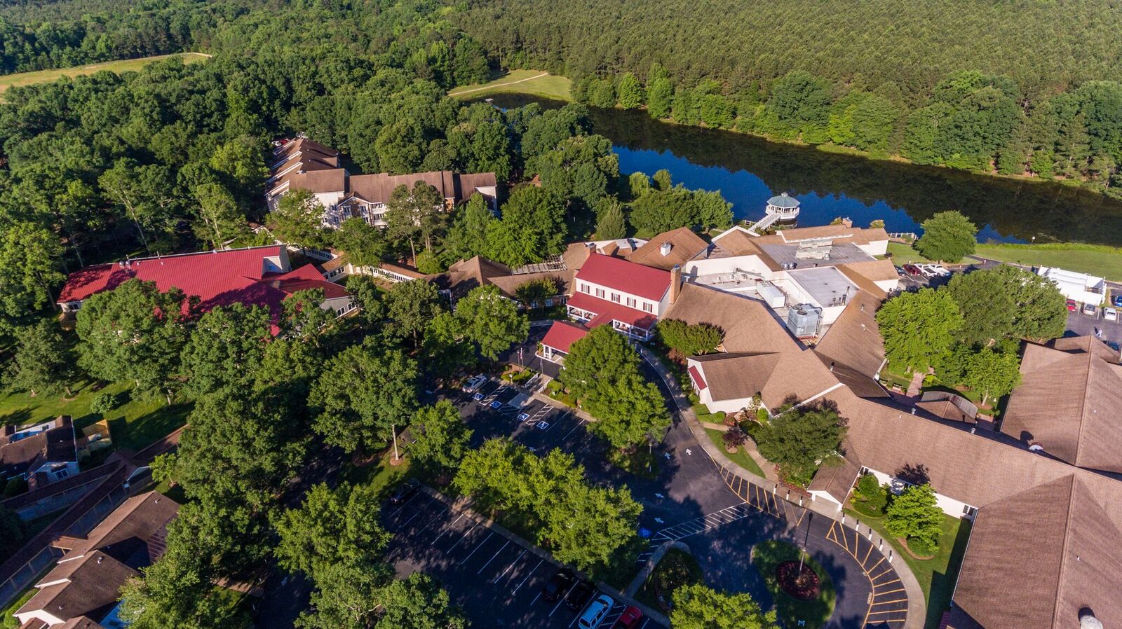 arial shot of RWC