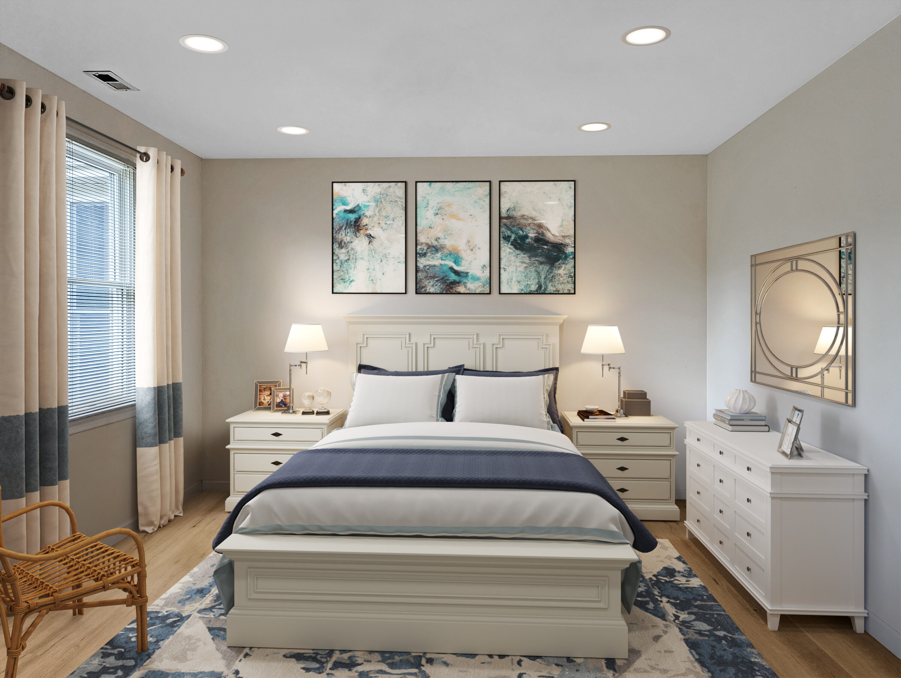 primary bedroom of a home at RWC