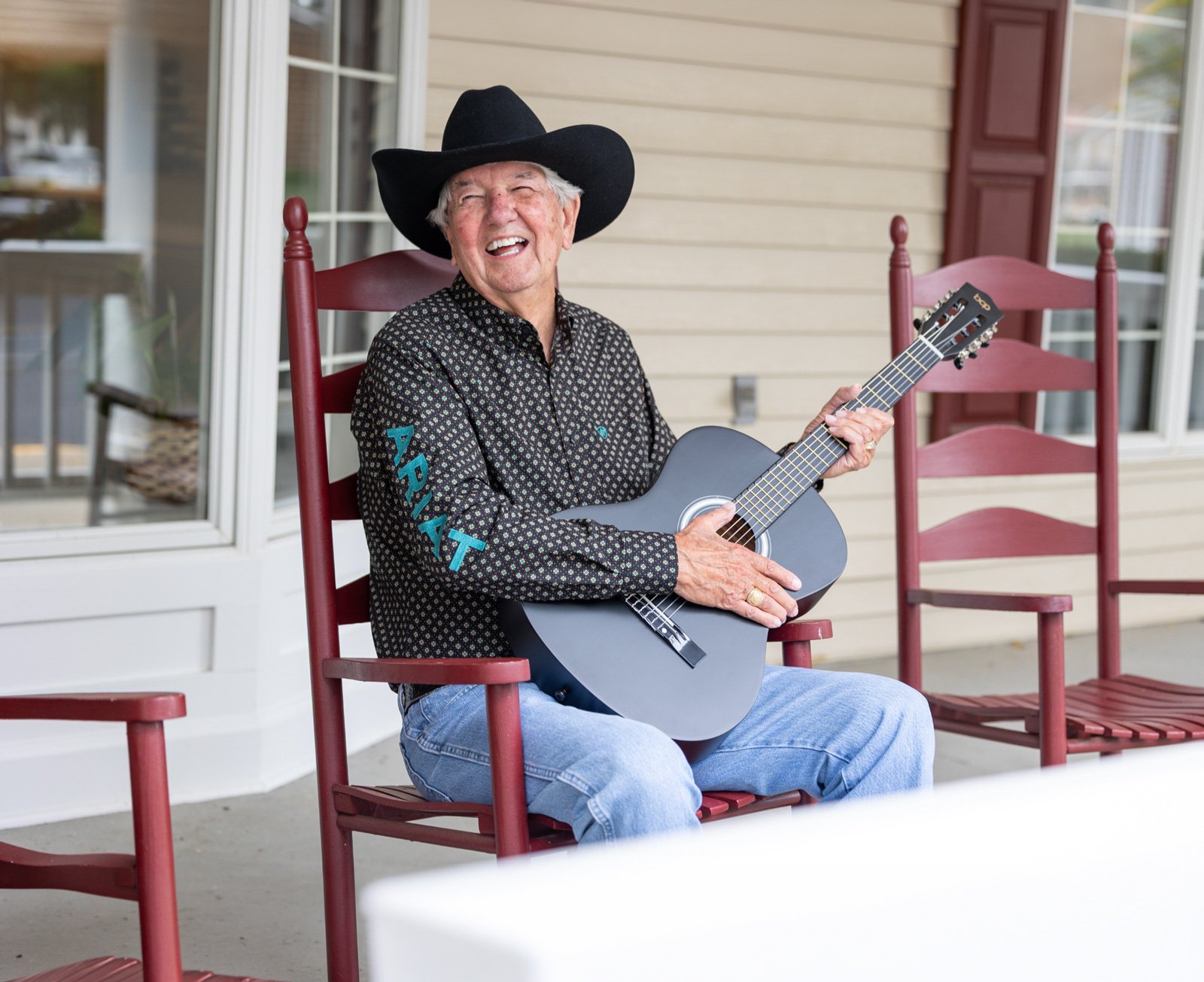 Homepage Man Cowboy Hat Guitar